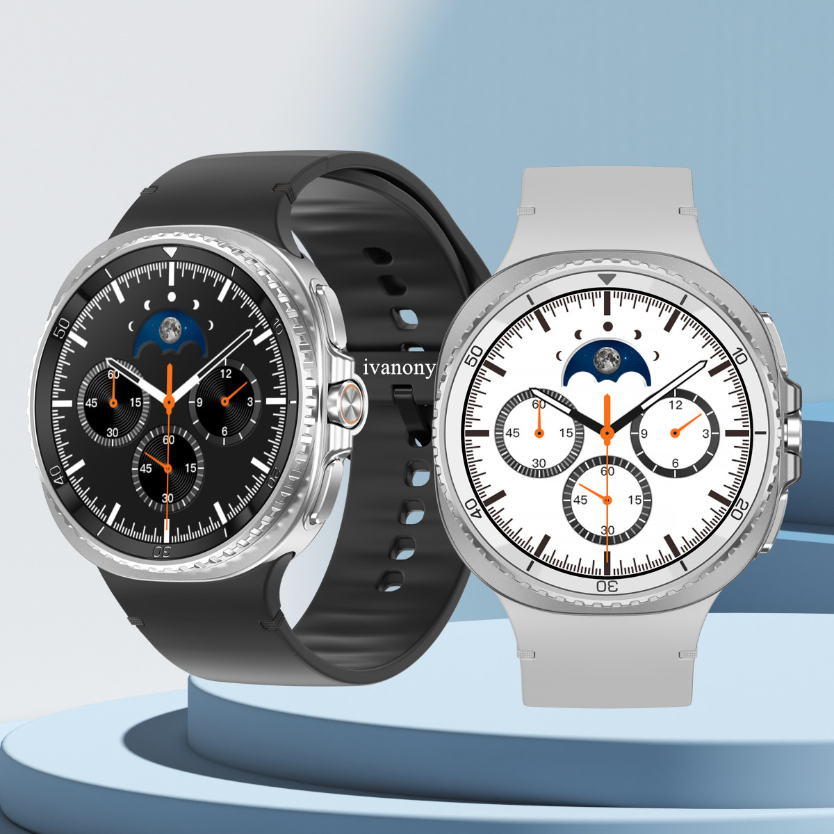 Nutrition Gym - Jam Tangan Pintar Pria dengan Bezel