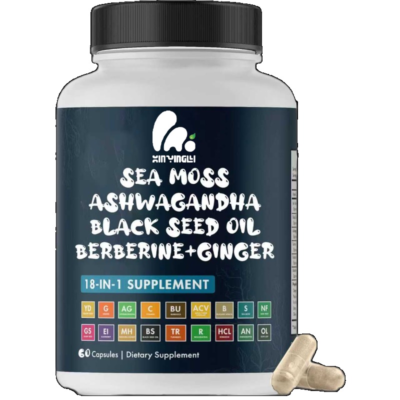 Black Seed Oil Capsule - Rumput laut, minyak biji hitam, jahe,