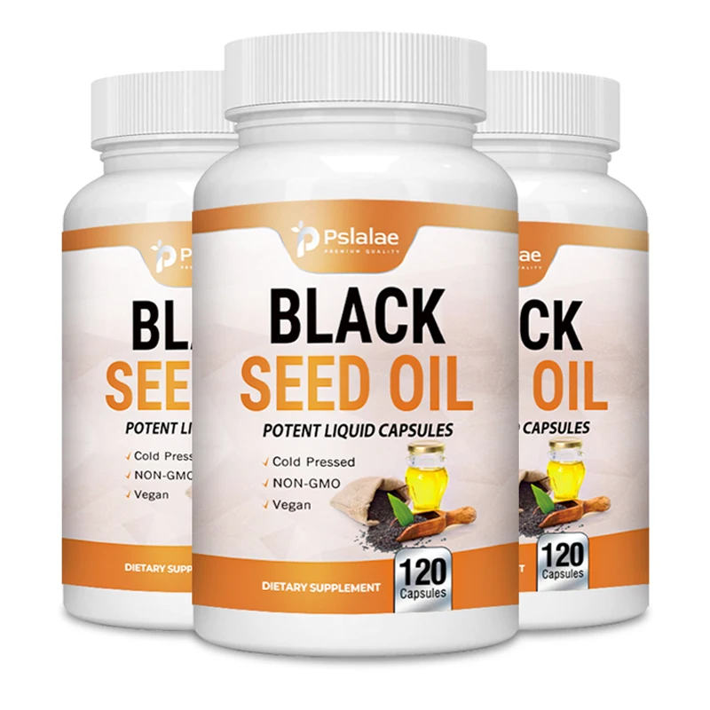 Black Seed Oil Capsule - Kapsul Minyak Habbatussauda - Mendukung Pencernaan,