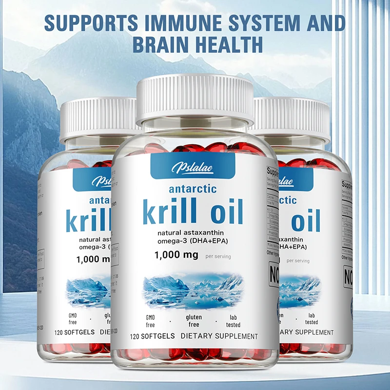 Krill Oil Supplement - Kapsul Minyak Krill Antartika - Mengandung