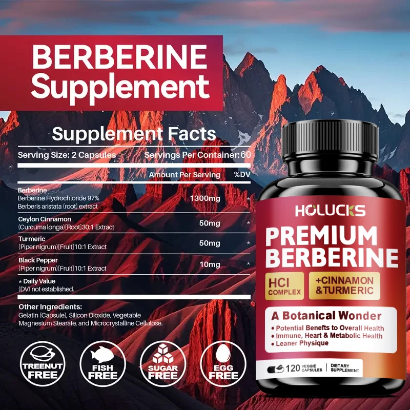 Holucks Premium Berberine HCl  - Krill Oil Supplement ulasan dan harga