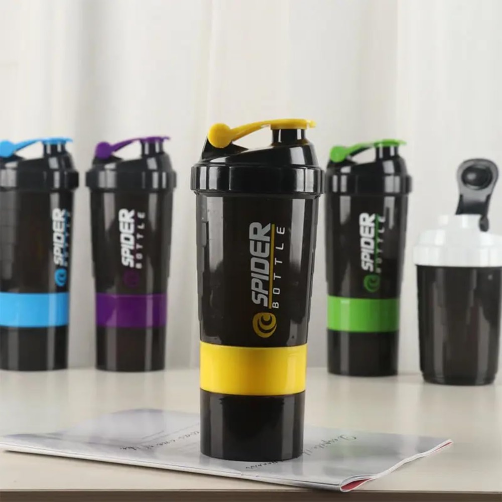 Botol pengocok Protein 3 tingk - Whey Protein Isolate ulasan dan harga
