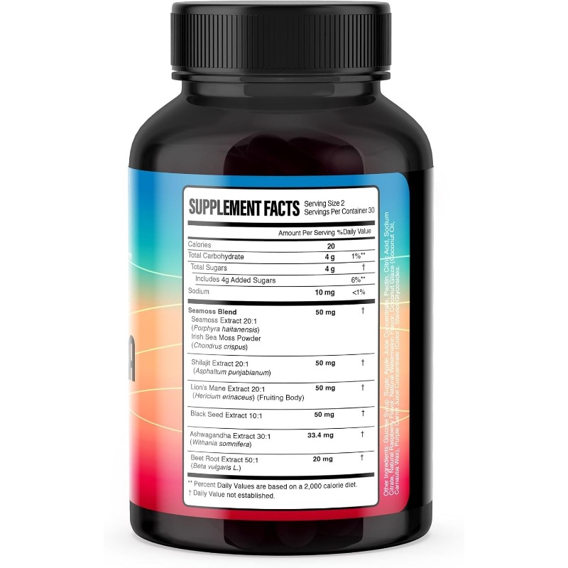 Shilajit Rumput Laut, Bit, Jam - Black Seed Oil Capsule ulasan dan harga