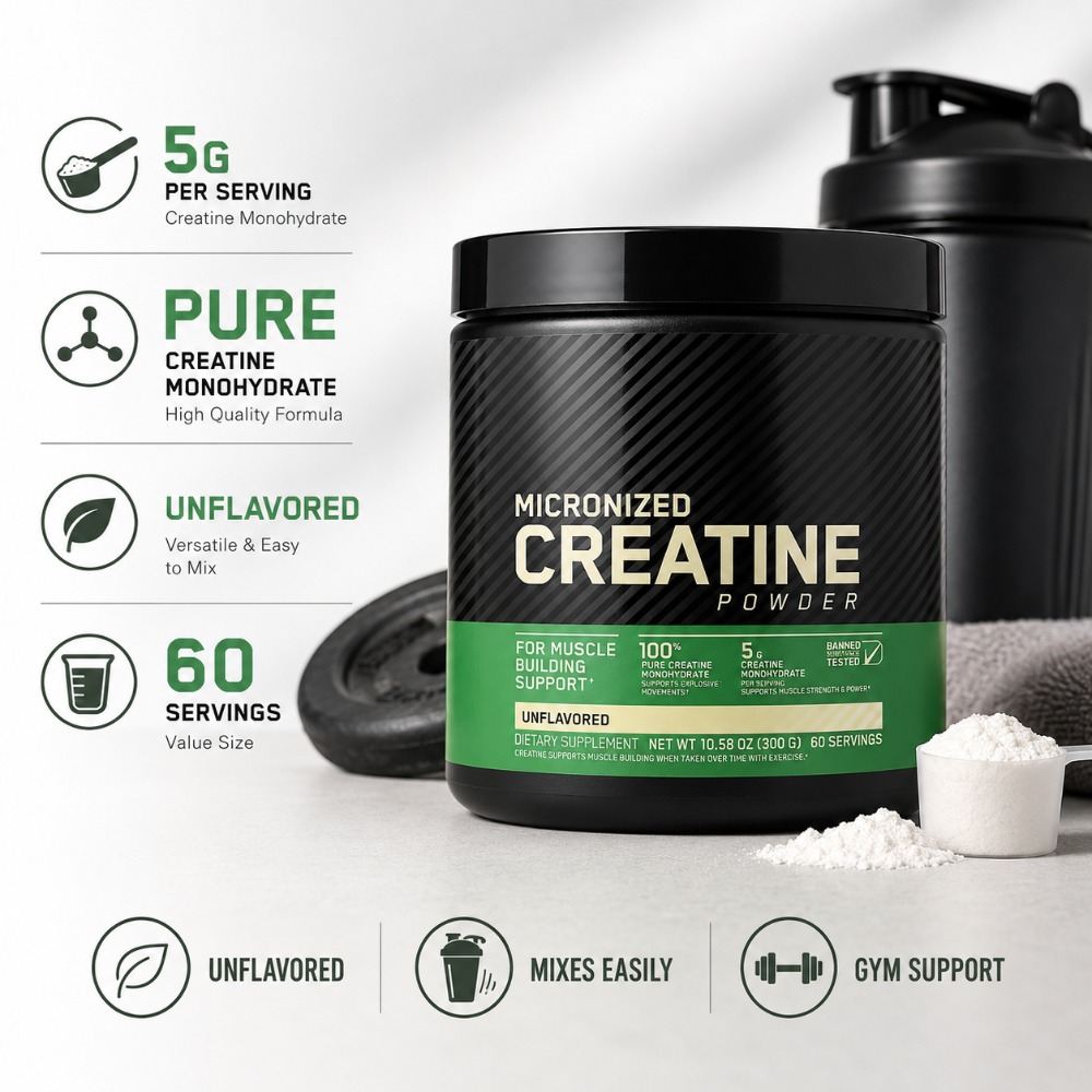 Bubuk Creatine Monohydrate 300 - Nutrition Gym ulasan dan harga