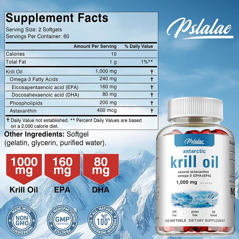 Kapsul Minyak Krill Antartika  - Krill Oil Supplement ulasan dan harga
