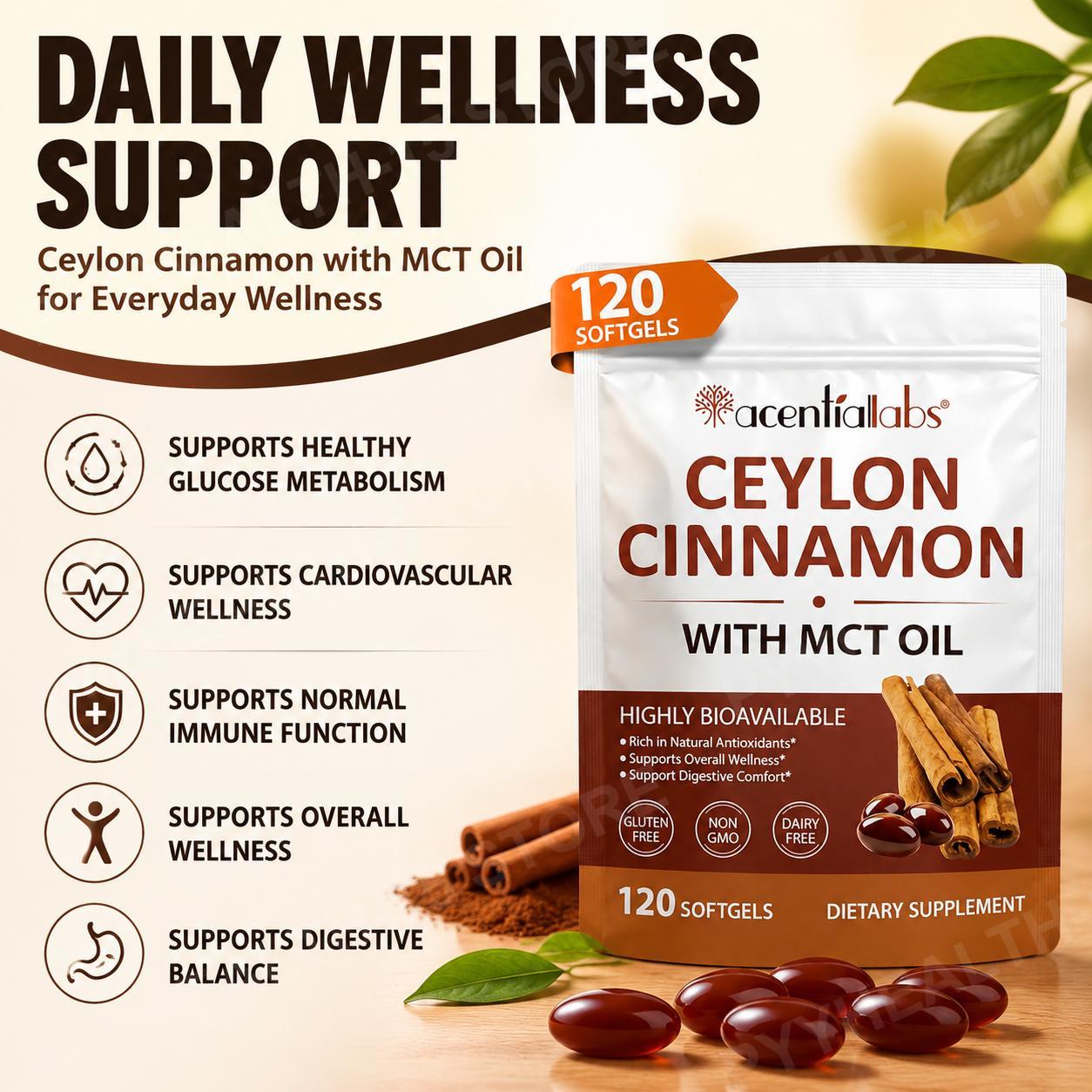 Ceylon Cinnamon dengan Minyak  - Mct Oil Coconut ulasan dan harga