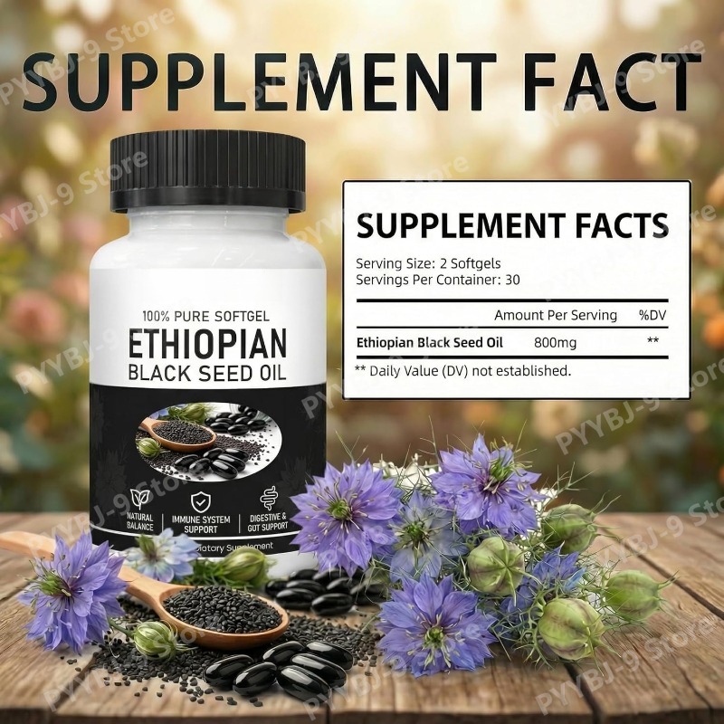 Minyak Biji Hitam Ethiopia Sof - Black Seed Oil Capsule ulasan dan harga