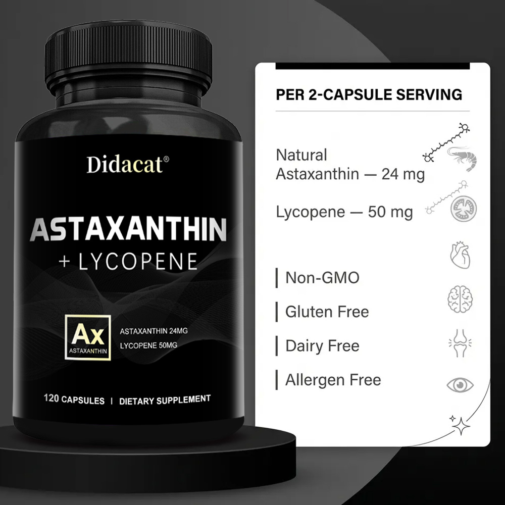 Kapsul Astaxanthin - Suplemen  - Krill Oil Supplement ulasan dan harga