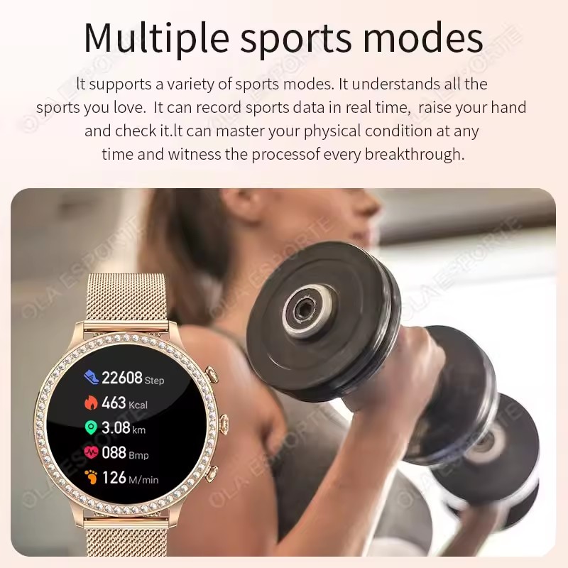 Jam Tangan Pintar Wanita Elega - Nutrition Gym ulasan dan harga